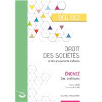 Droit des sociétés et des groupements d'affaires - Énoncé
