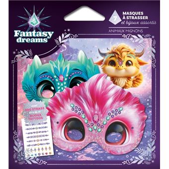 Masques Enfant Masques Animaux à Colorier Pour Enfants - Lot De 12 Pour Anniversaire Et Halloween Anniversaire Sirene