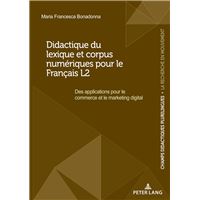 Didactique du lexique et corpus numériques pour le Français L2
