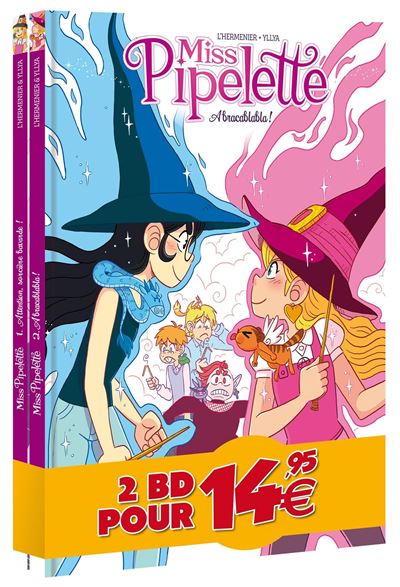 Miss Pipelette - écrin tome 01 et 02 - Maxe L'Hermenier - Coffret