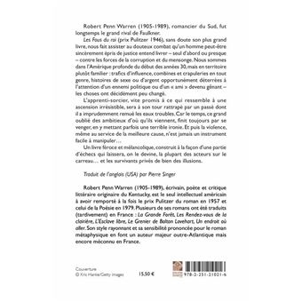 Les Fous du roi - broché - Robert Penn Warren, Pierre Singer
