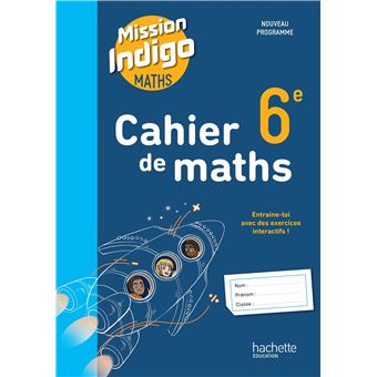 Cahier Mission Indigo 6e