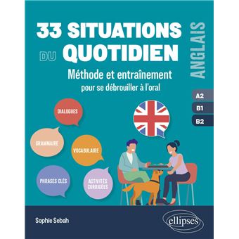 Anglais. 33 situations du quotidien  A2-B1-B2