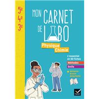 Microméga Physique Chimie Cycle 4 - Ed 2025 - Mon carnet de labo