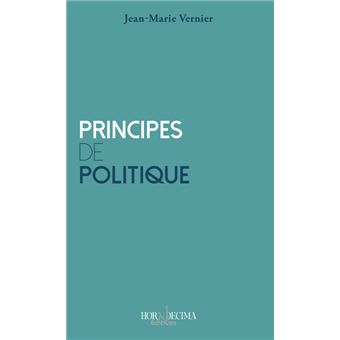 Principes de politique - 1