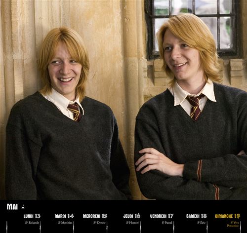 Harry Potter Calendrier de Bureau 2024