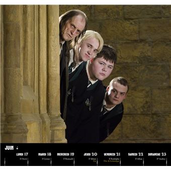 Calendrier de bureau Harry Potter 2024