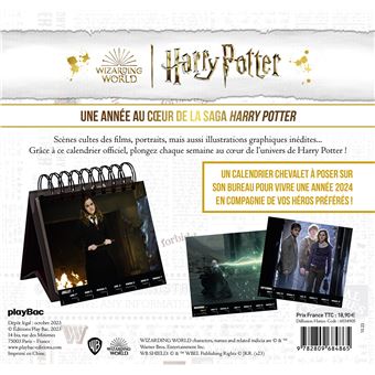 Calendrier 2024 Harry Potter 30x30cm