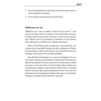La formule SUBSTANCE : maitriser l'art d'une vie heureuse, en bonne santé et remplie de succès