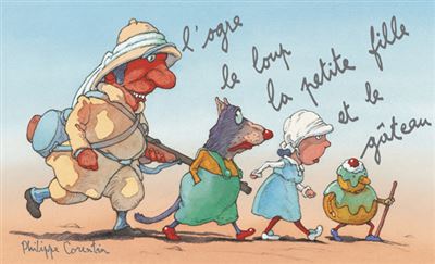 L'ogre le loup la petite fille et le gâteau - 1
