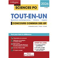 Sciences Po - Concours commun des IEP 2026 - Tout-en-un