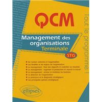 Management des organisations - Terminale STG