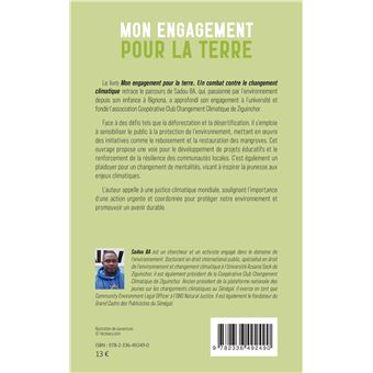 Mon engagement pour la terre