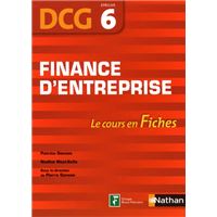 Finance d'entreprise DCG - épreuve 6 - Fiches DCG