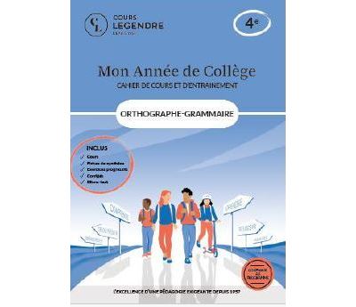 Mon année de collège 4ème - Orthographe et Grammaire -  Delabre - broché