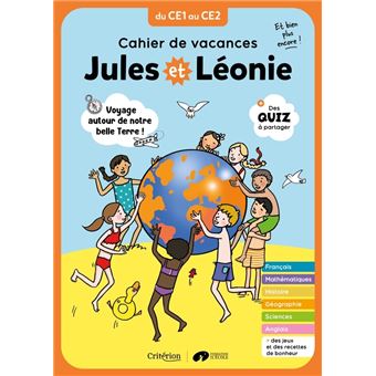 Cahier de vacances Jules et Léonie du CE1 au CE2 - Nouvelle édition