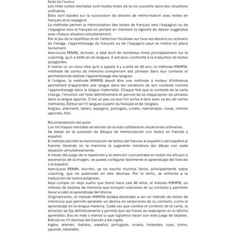 Cartes mentales expressions idiomatiques français espagnol