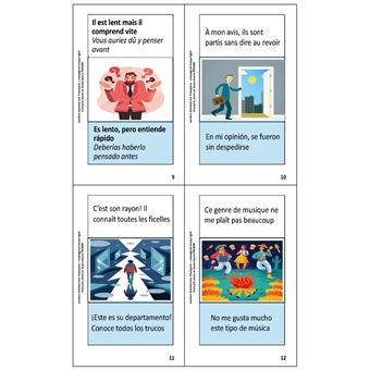 Cartes mentales expressions idiomatiques français espagnol