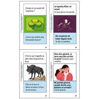 Cartes mentales expressions idiomatiques français espagnol