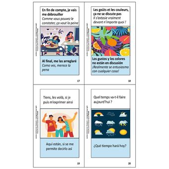 Cartes mentales expressions idiomatiques français espagnol