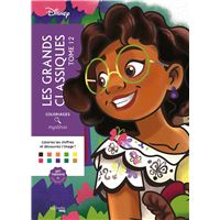 Coloriages Mystères Disney -  : Coloriages mystères Disney -  Les Grands classiques Tome 12