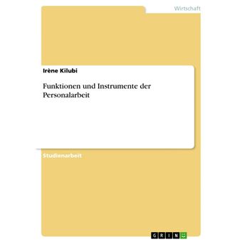 Funktionen und Instrumente der Personalarbeit - 1