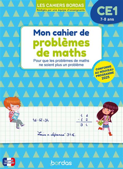 Mon cahier de problèmes de maths CE1 - Hervé Le Madec - broché