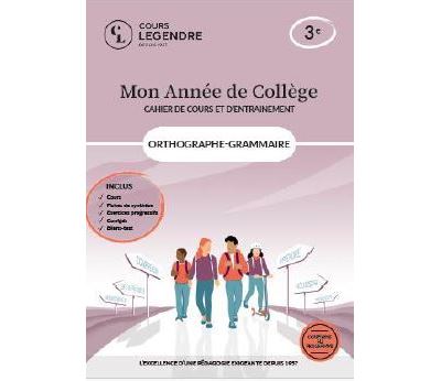 Mon année de collège 3ème - Orthographe et Grammaire -  Delabre - broché