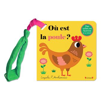 Livre poussette : Où est la poule ? - 1