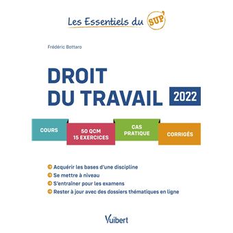 Les Essentiels du Sup : Droit du travail 2022 - 1