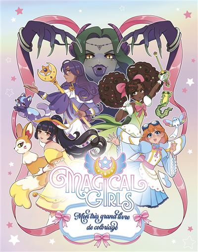 Magical Girls – Mon très grand livre de coloriage - Fabs Nocera - Fleurus - broché - Document jeunesse
