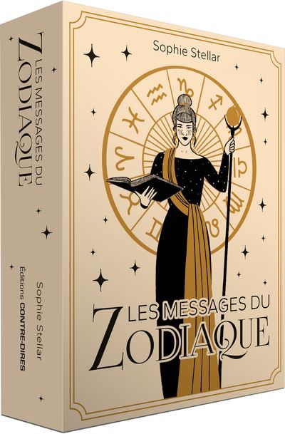 Les Messages du Zodiaque - Oracle & thème astral 54 cartes - Sophie Stellar - Contre-Dires - Boîte ou accessoire - Jeux livres objets