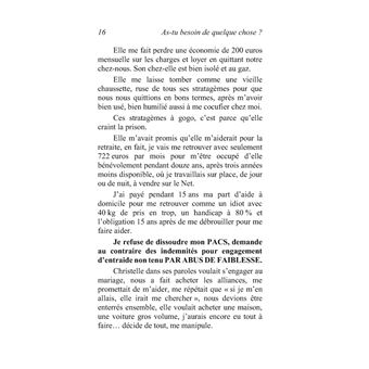 As-tu besoin de quelque chose ?