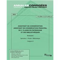 Assistant de conservation Assistant de conservation principal de 2e classe