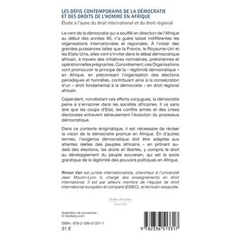 Les défis contemporains de la démocratie et des droits de l’homme en Afrique