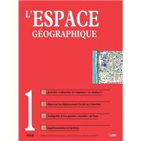 L'espace géographique n° 1-2019