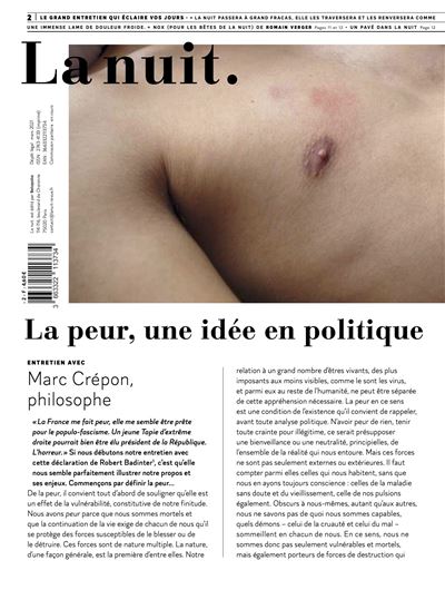 La nuit n°2 - La peur, une idée en politique - Marc Crépon - broché