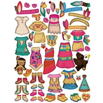 Minimiki Edition 2019 Minimiki Stickers Les petites robes d Aponi en Amerique Julie Camel broche Achat Livre fnac