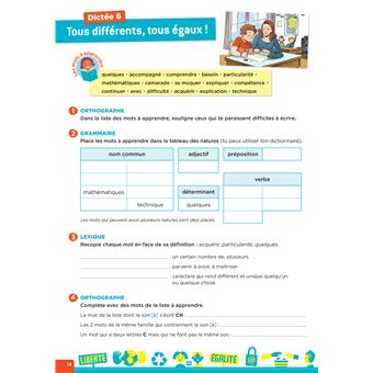 En route pour la dictée ! CM - Notre aventure citoyenne - Ed. 2025 - Cahier élève