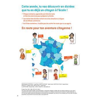 En route pour la dictée ! CM - Notre aventure citoyenne - Ed. 2025 - Cahier élève