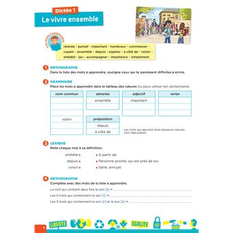 En route pour la dictée ! CM - Notre aventure citoyenne - Ed. 2025 - Cahier élève