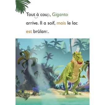 Mes premières lectures 100% syllabiques avec Gigantosaurus - Niveau 2 - Le mystère du lac - Larousse