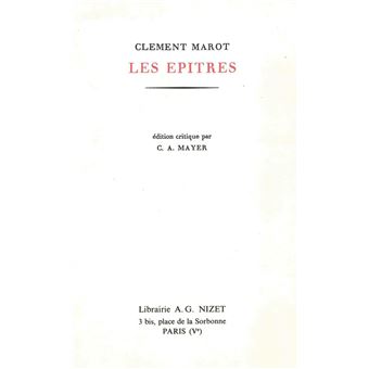Les Épîtres - 1