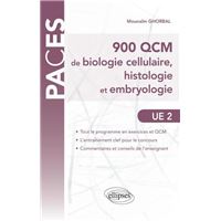UE2 - 900 QCM de Biologie cellulaire, histologie et embryologie