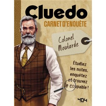 Cluedo - Cluedo - Le carnet d'enquete du colonel Moutarde - 1