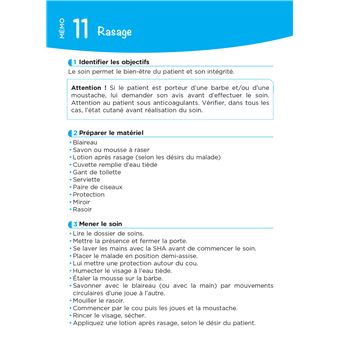Techniques de soins en fiches mémos - DEAS Diplôme d'Etat Aide-Soignant
