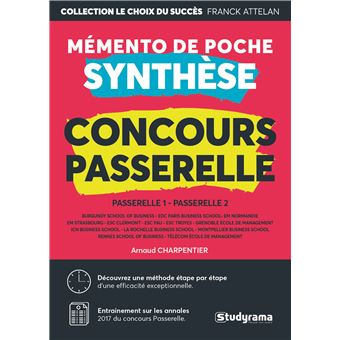 Mémento de poche synthèse concours passerelle - 1