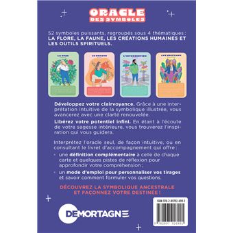 Oracle des symboles - 52 cartes et un livret d'instructions - Coffret