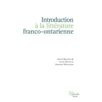 Introduction à la littérature franco-ontarienne