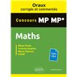 Oraux corrigés et commentés de Mathématiques MP-MP* - broché - Abdellah ...